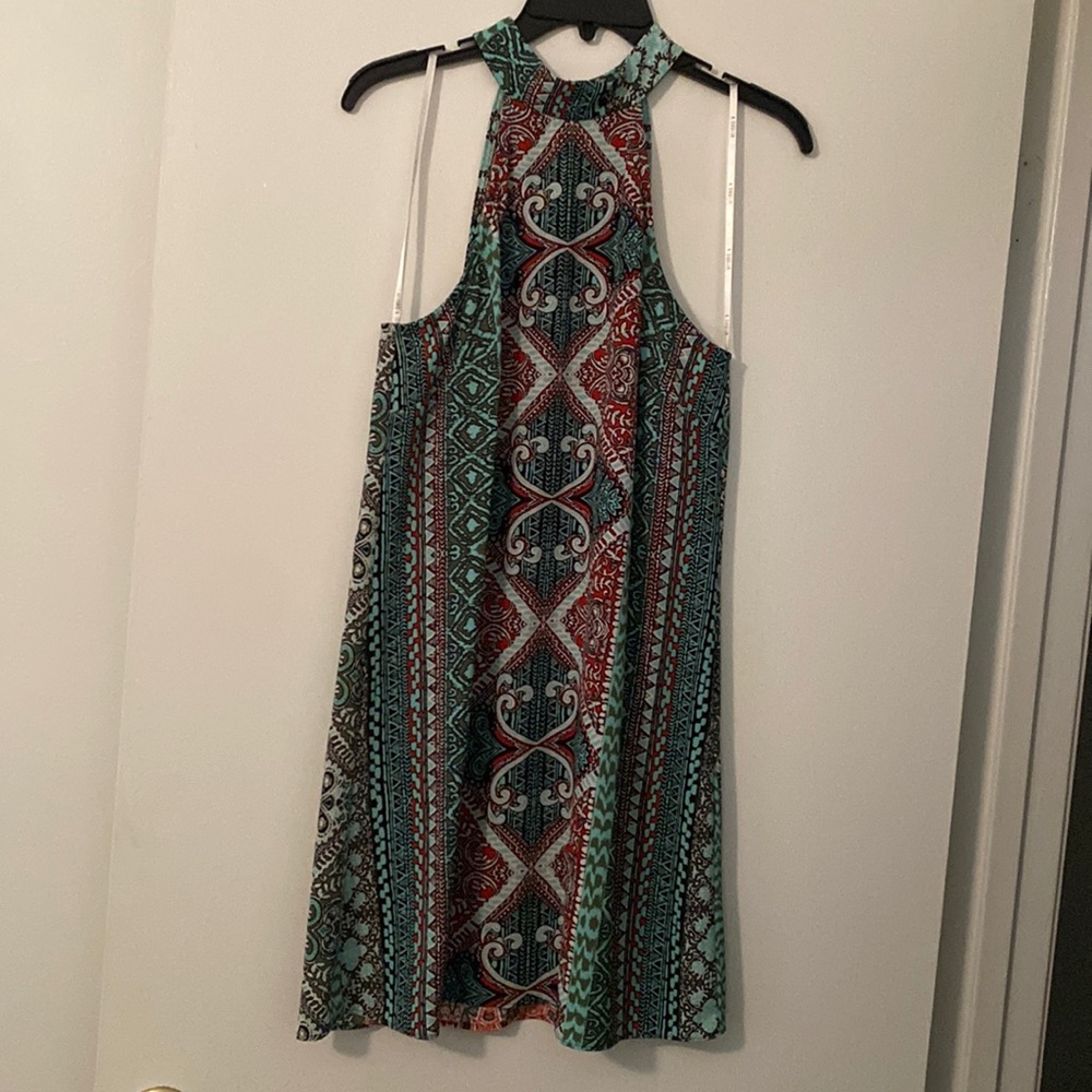 Tribal Print Halter dress
